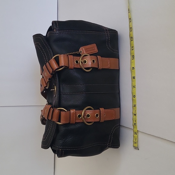 Coach Bags Vintage Coach Pebble Leather Duffle Bag In British Blue